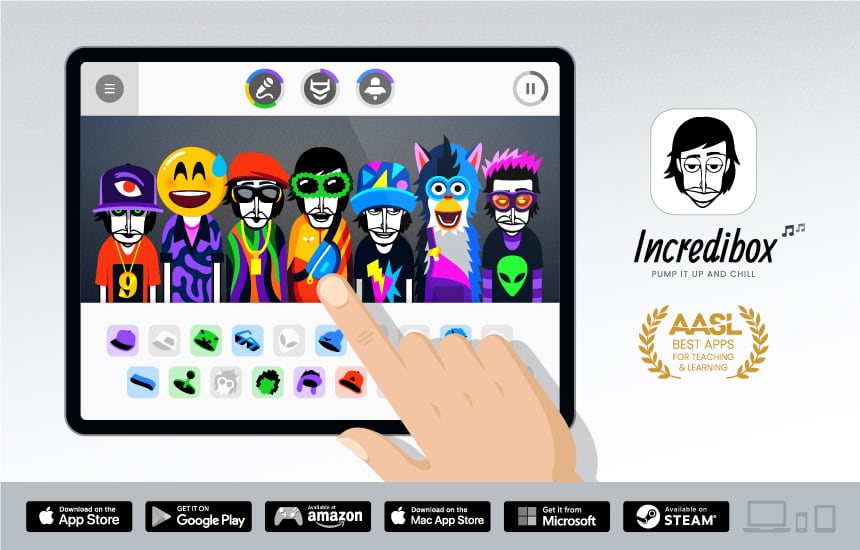 Incredibox iOS pack shot - product shot